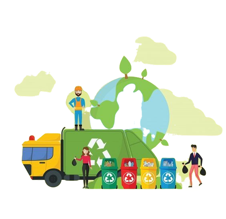 Recycling illustration